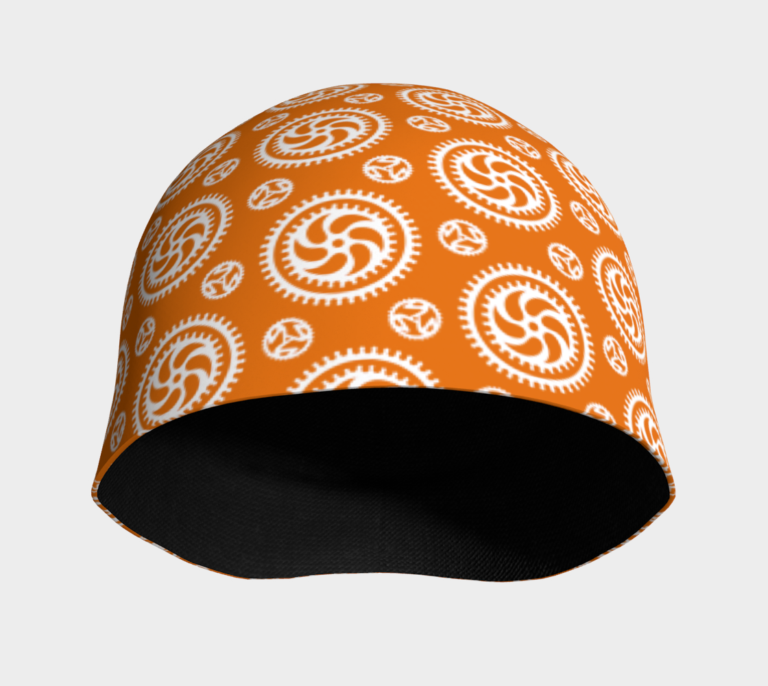 Bike Chainring Beanie - orange preview #3