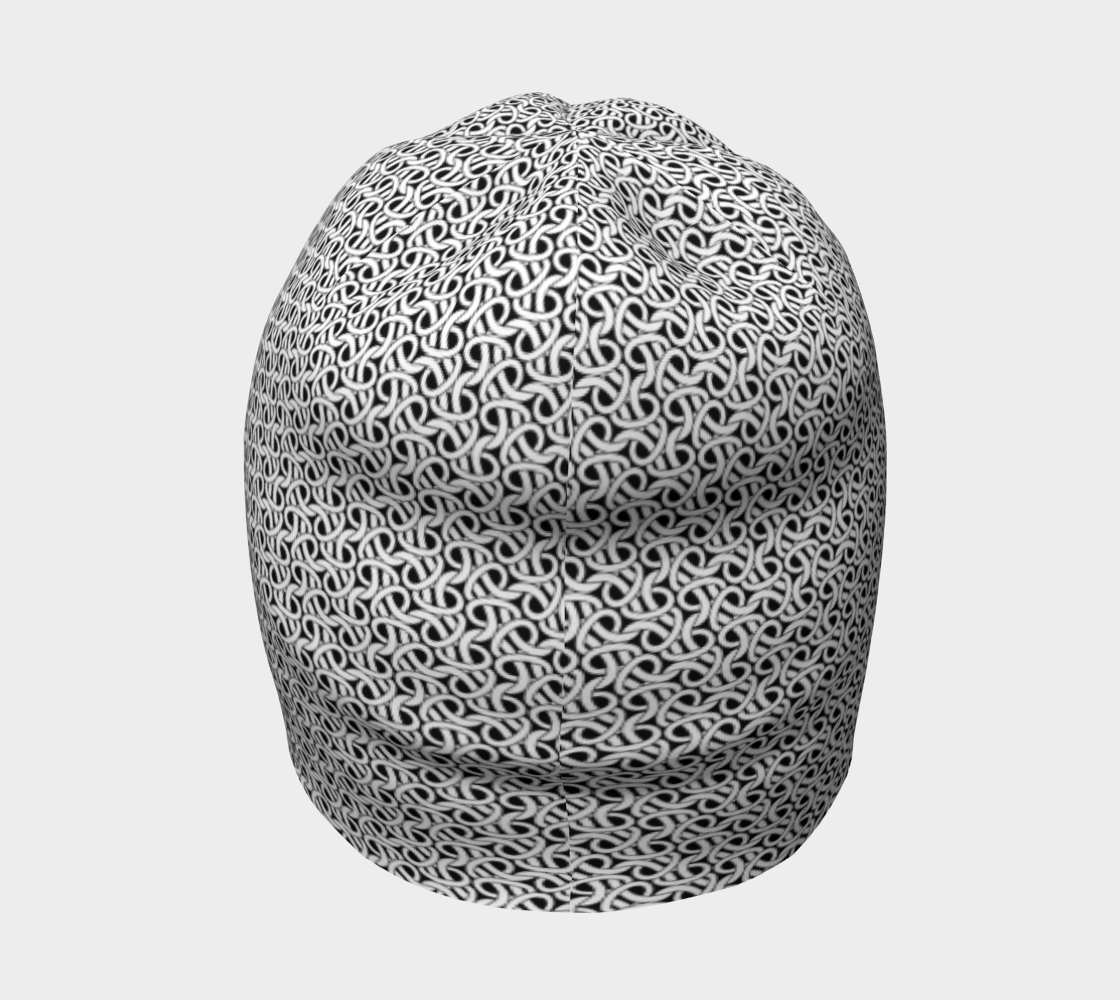 Aperçu de Chain-mail, Chain-armour pattern in black and white #4