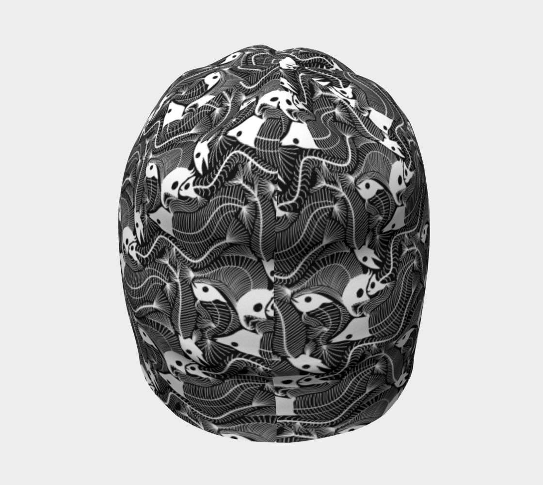 Aperçu de Fish Bones pattern in black and white #4