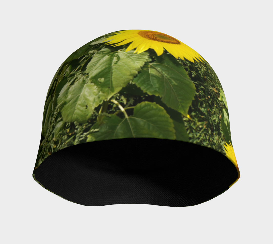 Sunflower and Greenery Beanie preview #3