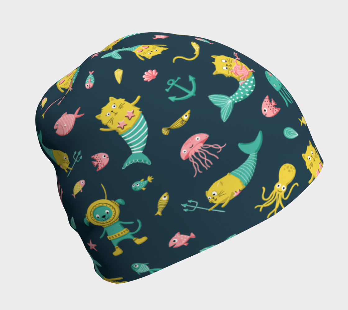 Aperçu de Mercats & Purrmaids - Beanie #1
