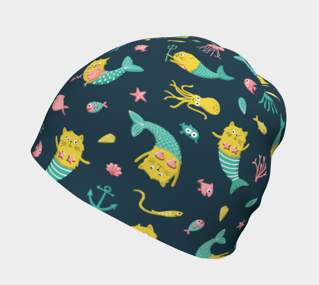 Aperçu de Mercats & Purrmaids - Beanie #2