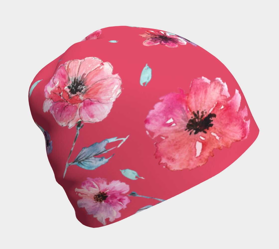 Coral Poppy Beanie preview