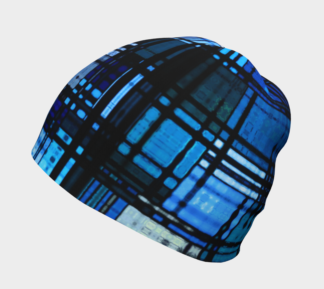 Modern Abstract Mostly Blue preview #2