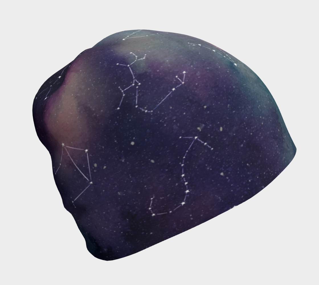 Zodiac galaxy beanie preview
