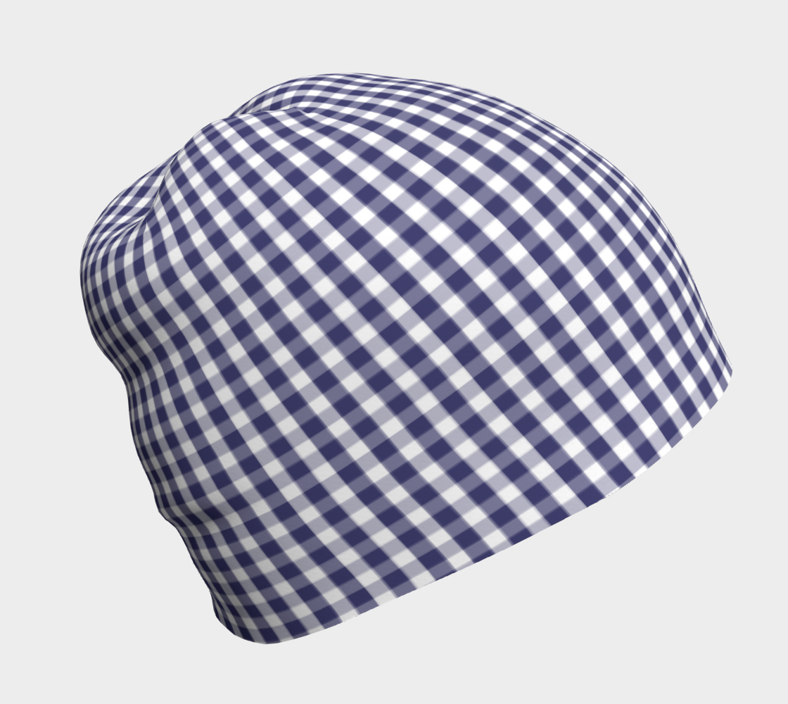 USA Flag Blue and White Gingham Checked preview
