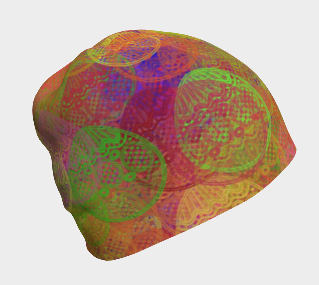 Easter Eggs Stamps Beanie preview #1