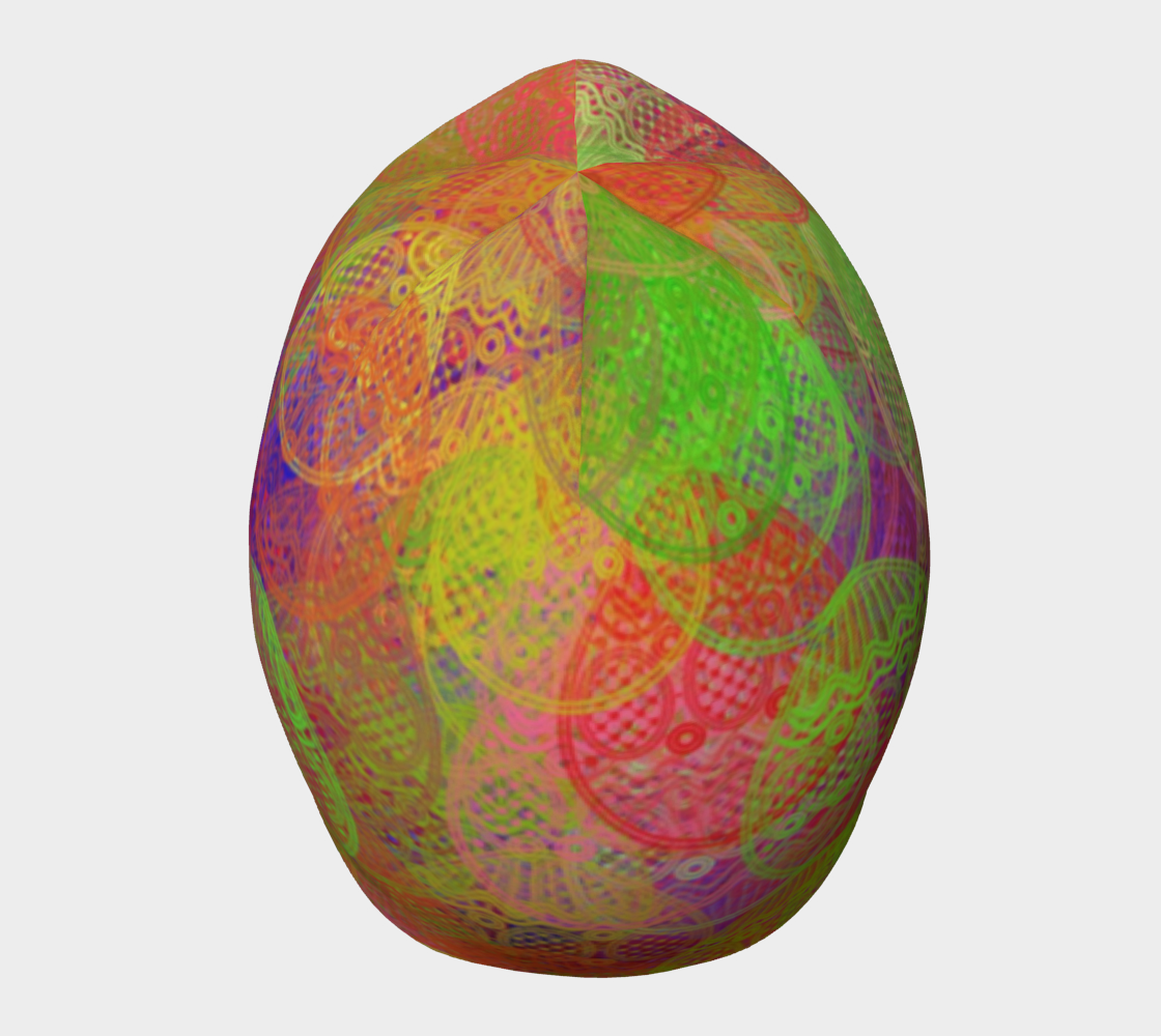 Easter Eggs Stamps Beanie preview #5