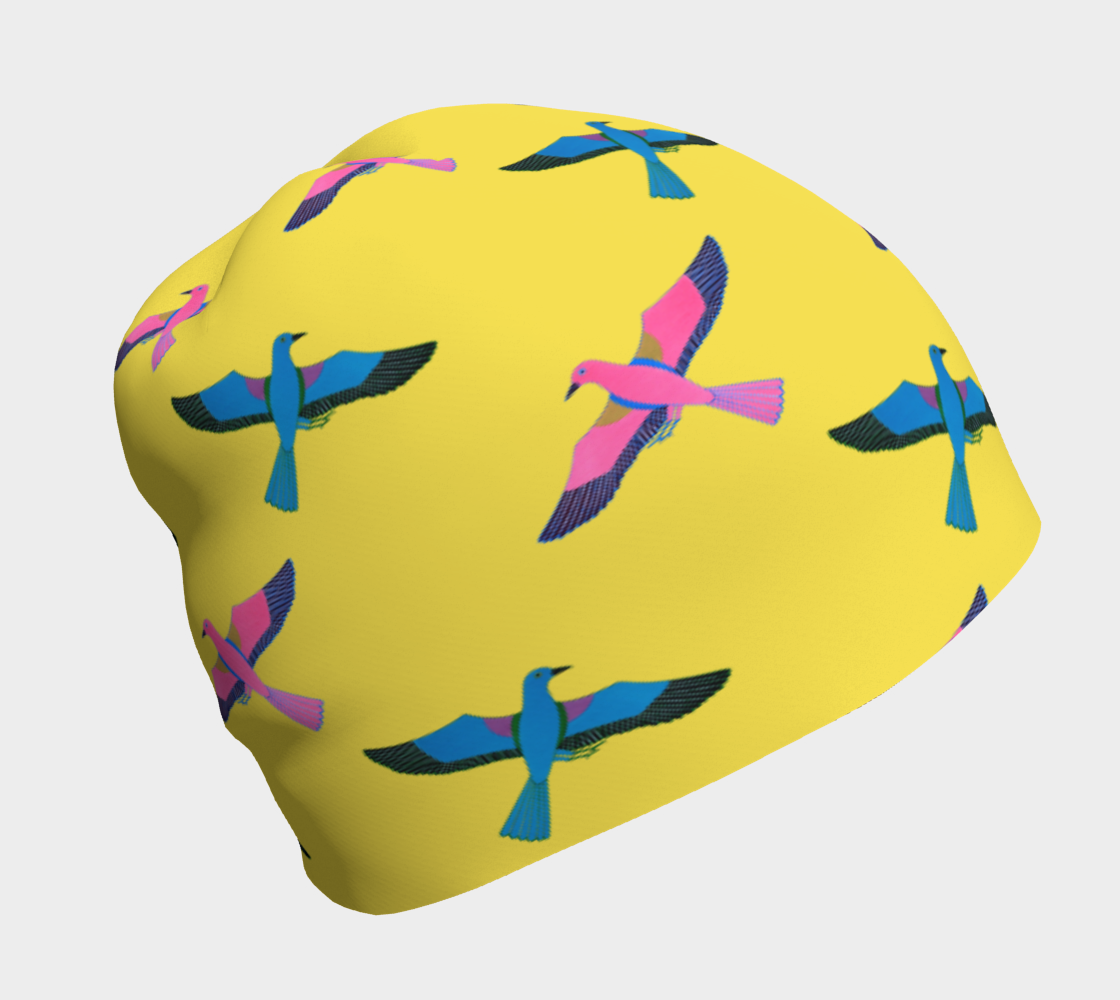 Flying Birds on Yellow preview
