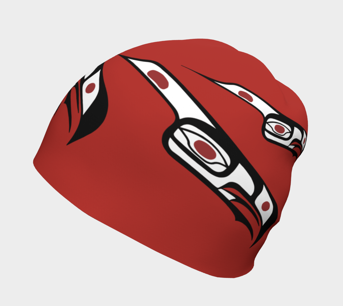 Seven Eagles Tlingit Beanie Red preview #2