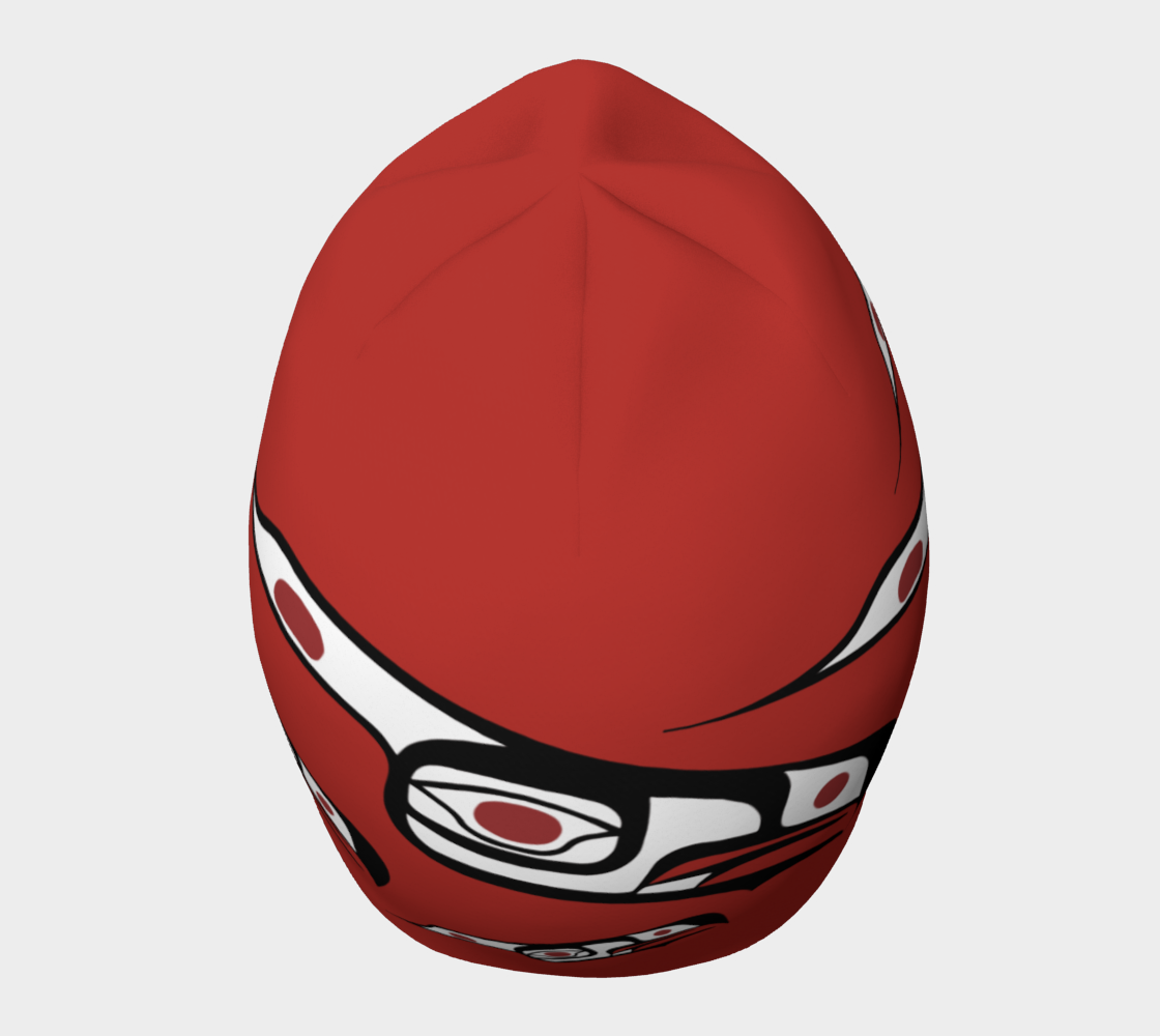 Seven Eagles Tlingit Beanie Red preview #5