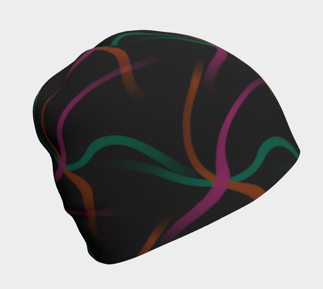Flowing Ribbons on Black preview