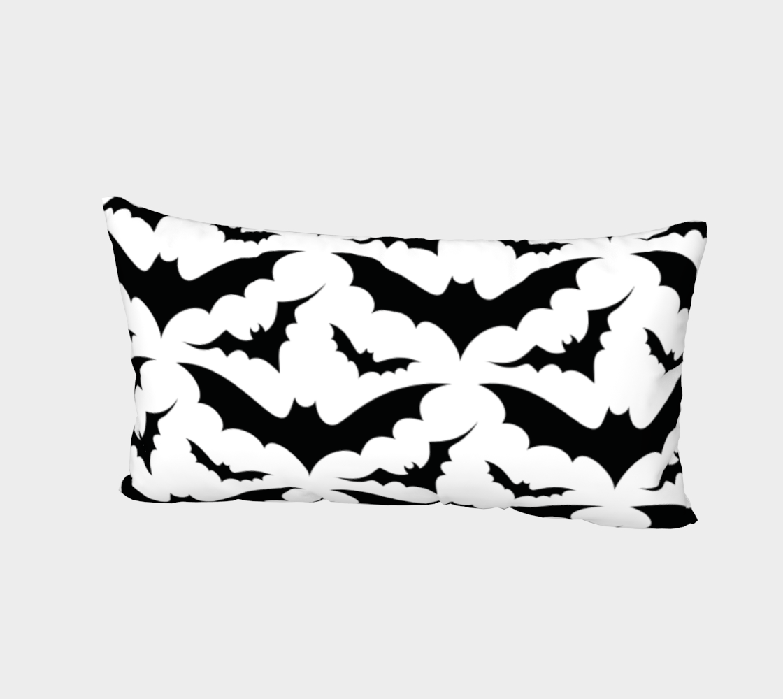 White Bats Pillow Sham preview #2