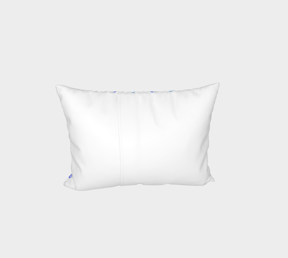Blue raindrops Bed Pillow Sham preview #3