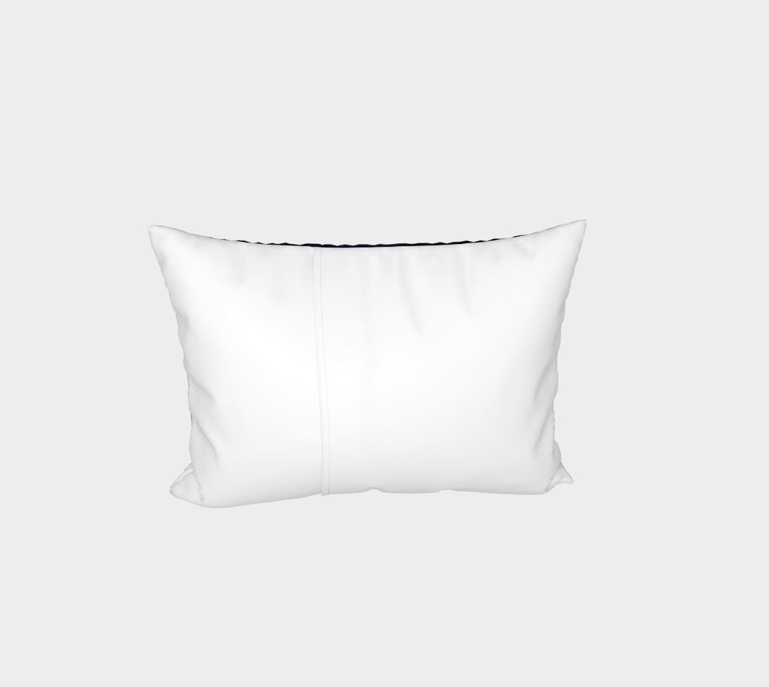 Aurora borealis and polar bears (white version) Bed Pillow Sham preview #3