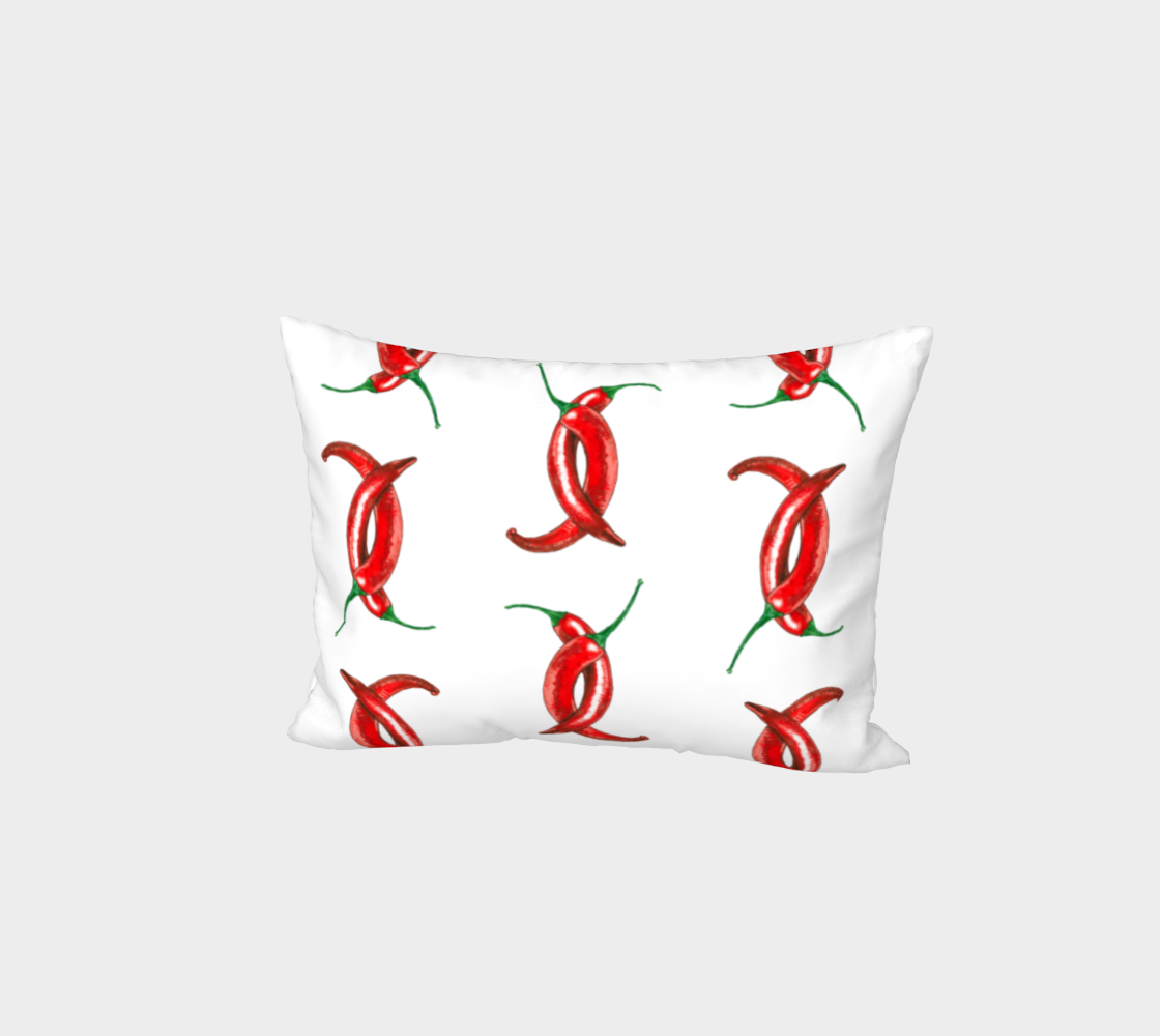 Hot peppers pattern Bed Pillow Sham preview