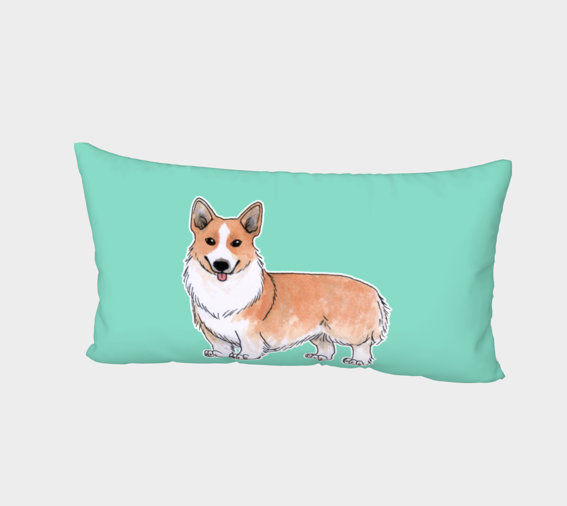 Welsh corgi dog Bed Pillow Sham preview #2