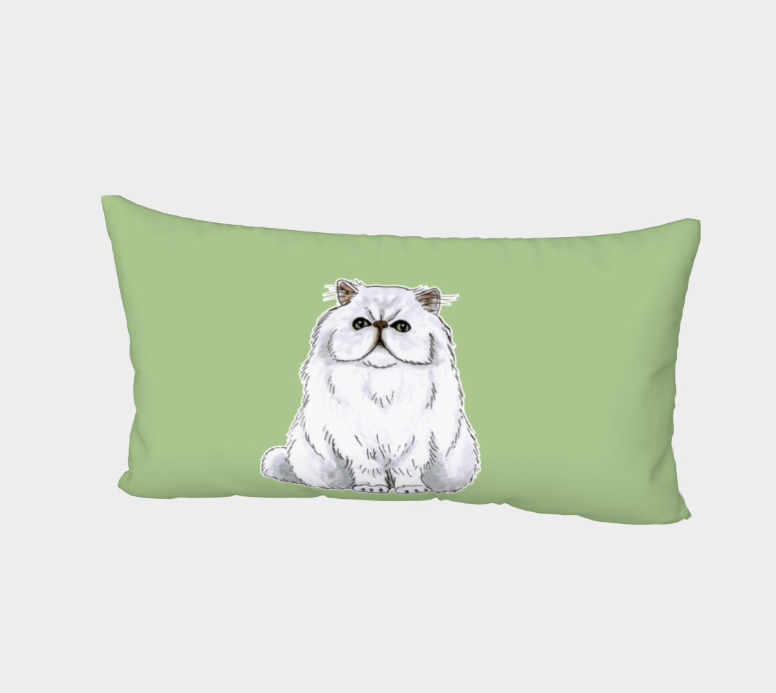 Persian cat Bed Pillow Sham preview #2