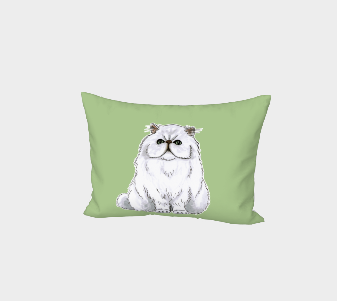 Persian cat Bed Pillow Sham preview #1