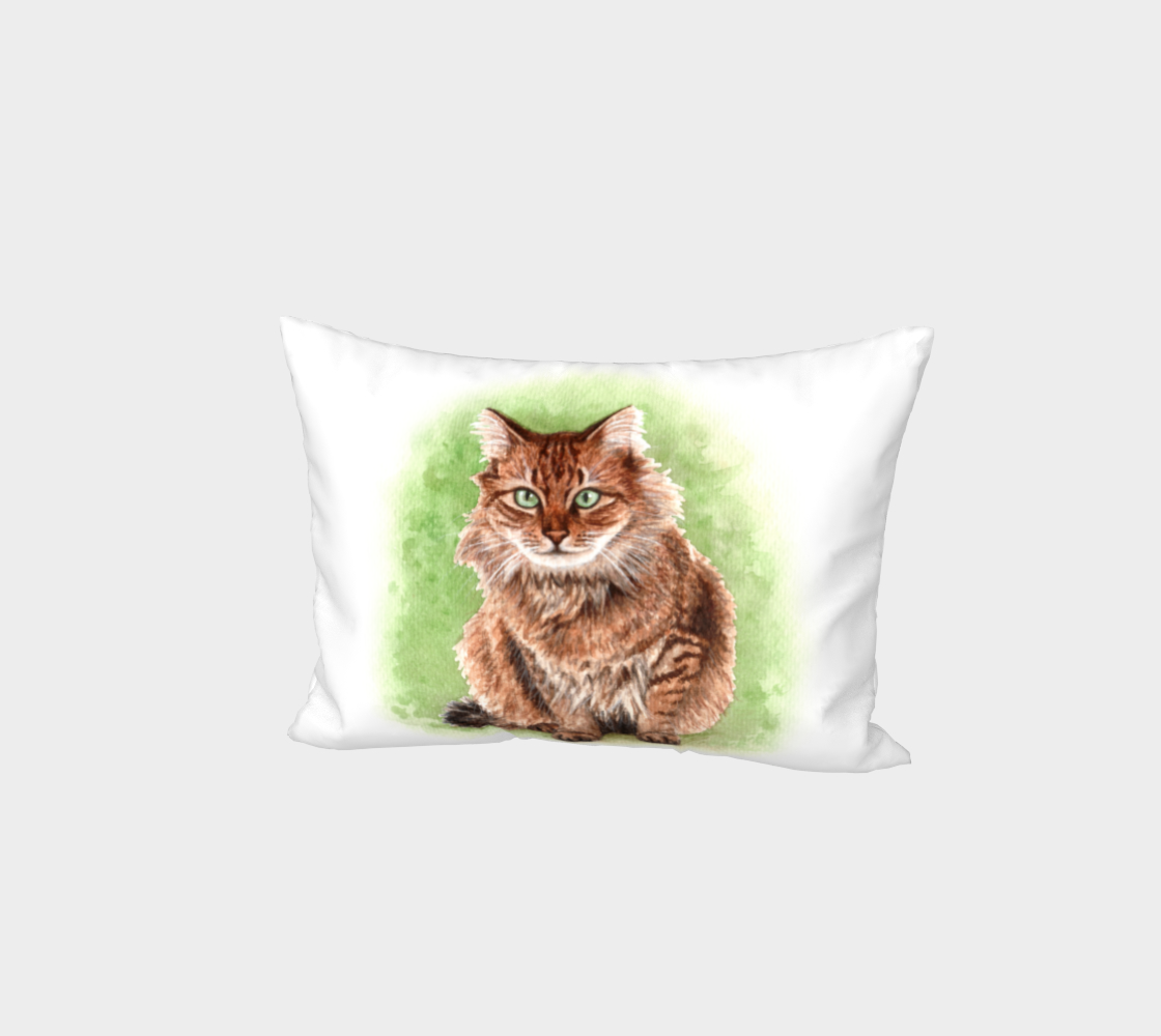 Somali cat Bed Pillow Sham preview