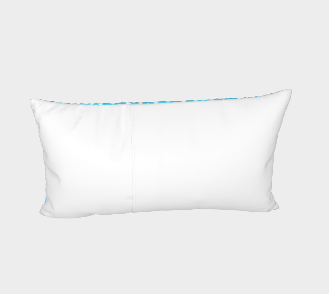 Aperçu de All About the Dots Bed Pillow Sham - Blue #4