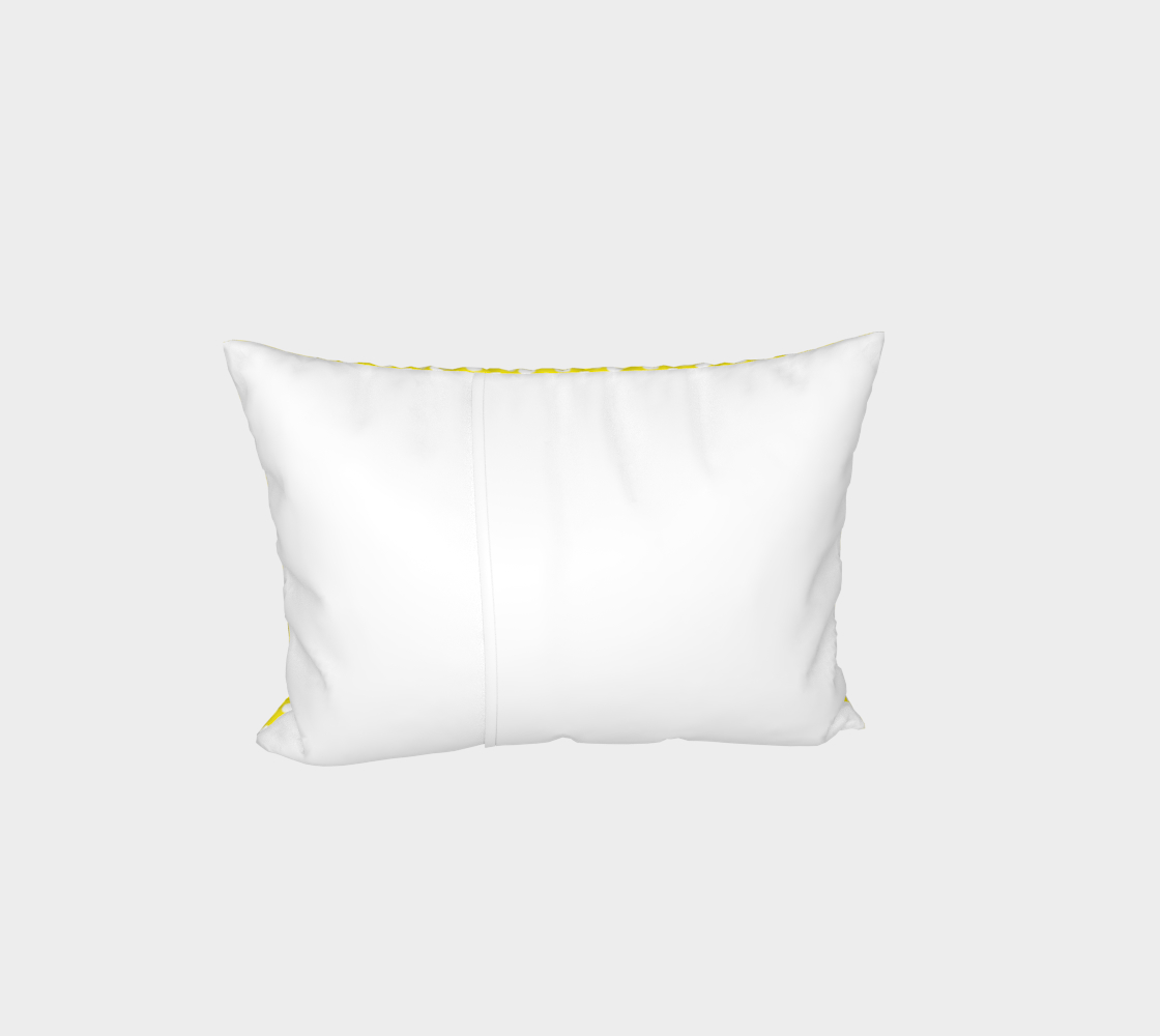 All About the Dots Bed Pillow Sham - Yellow Miniature #4