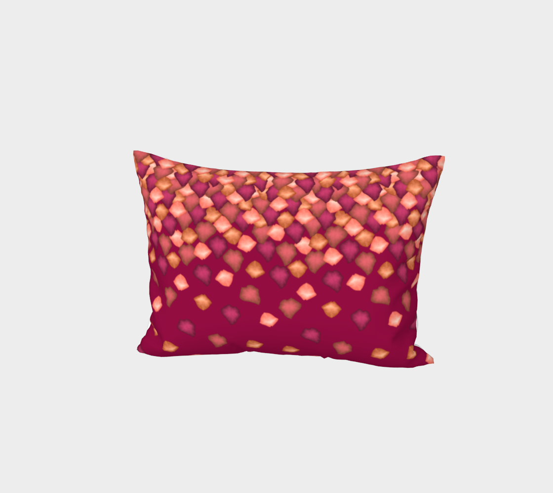Falling Leaves Bed Pillow Sham Miniature #2