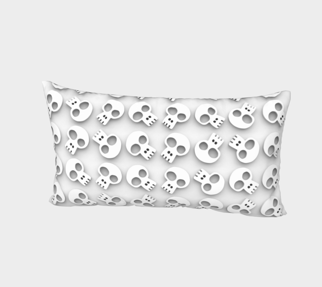 Skull Cluster on White Miniature #3