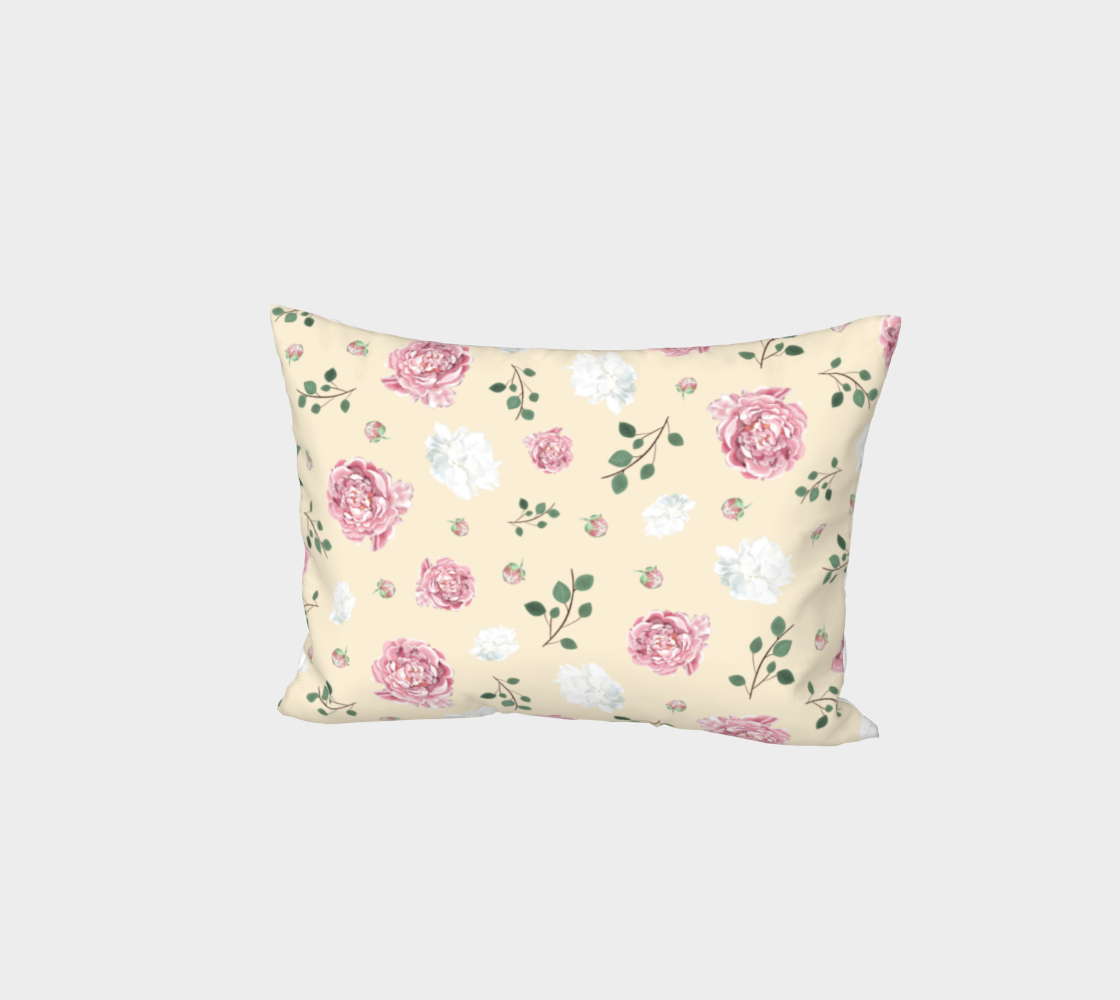 Peonies Bed Pillow Sham preview