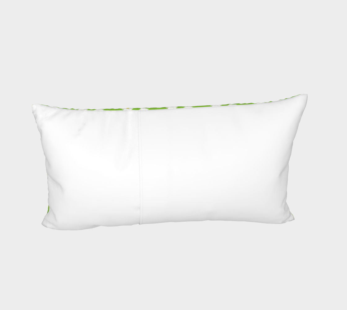Aperçu de Daisy, Daisy Bed Pillow Sham - Green #4