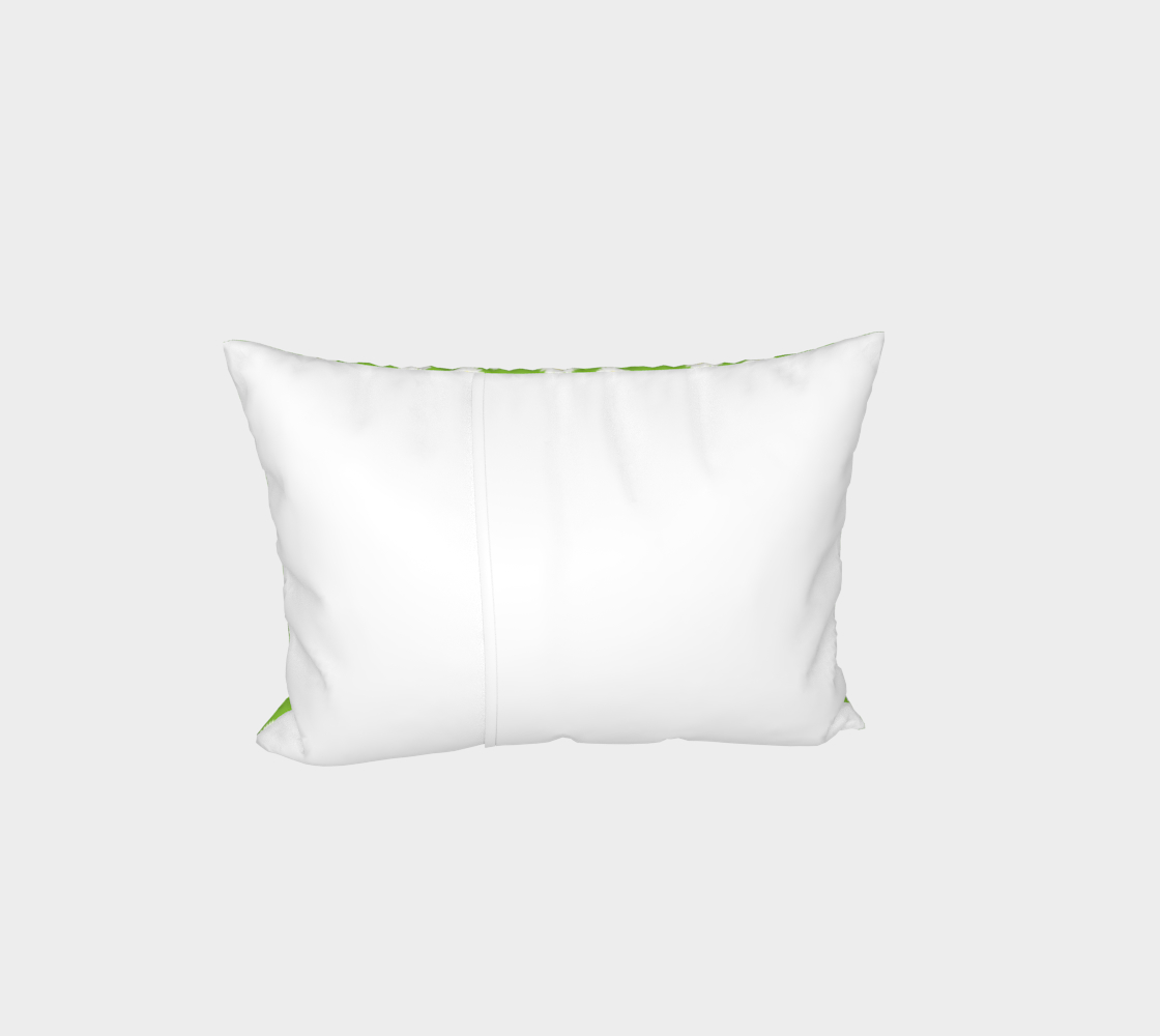 Aperçu de Daisy, Daisy Bed Pillow Sham - Green #3