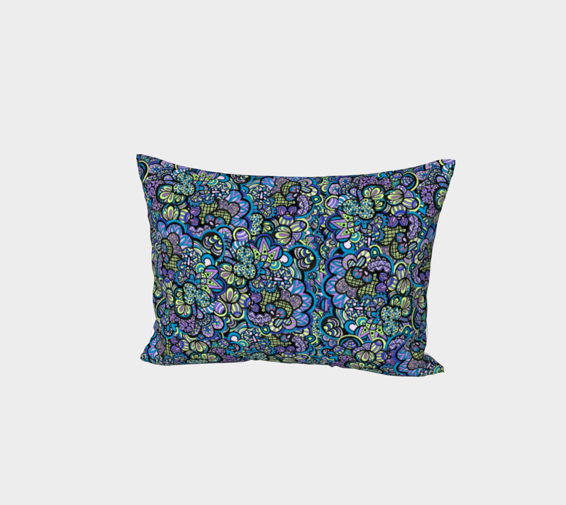 Scrambled Peacock Eggs - Bed Pillow Sham preview