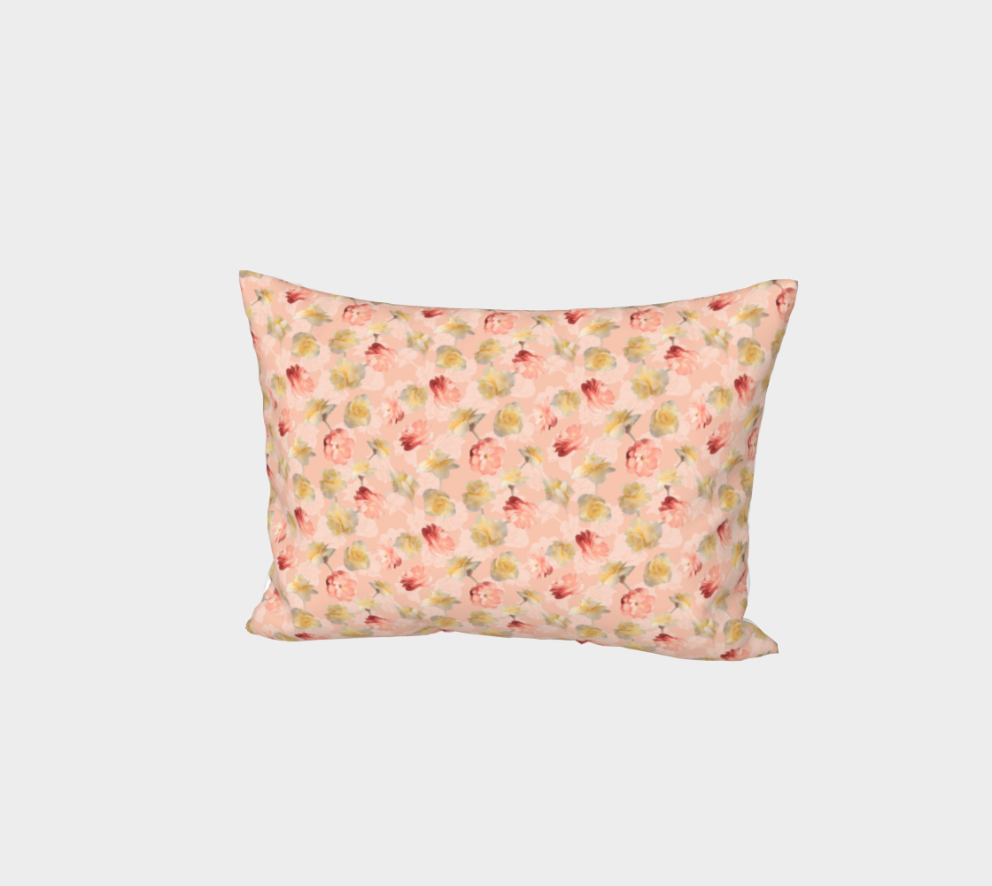 Pale Pink and Soft Yellow Begonia Design preview