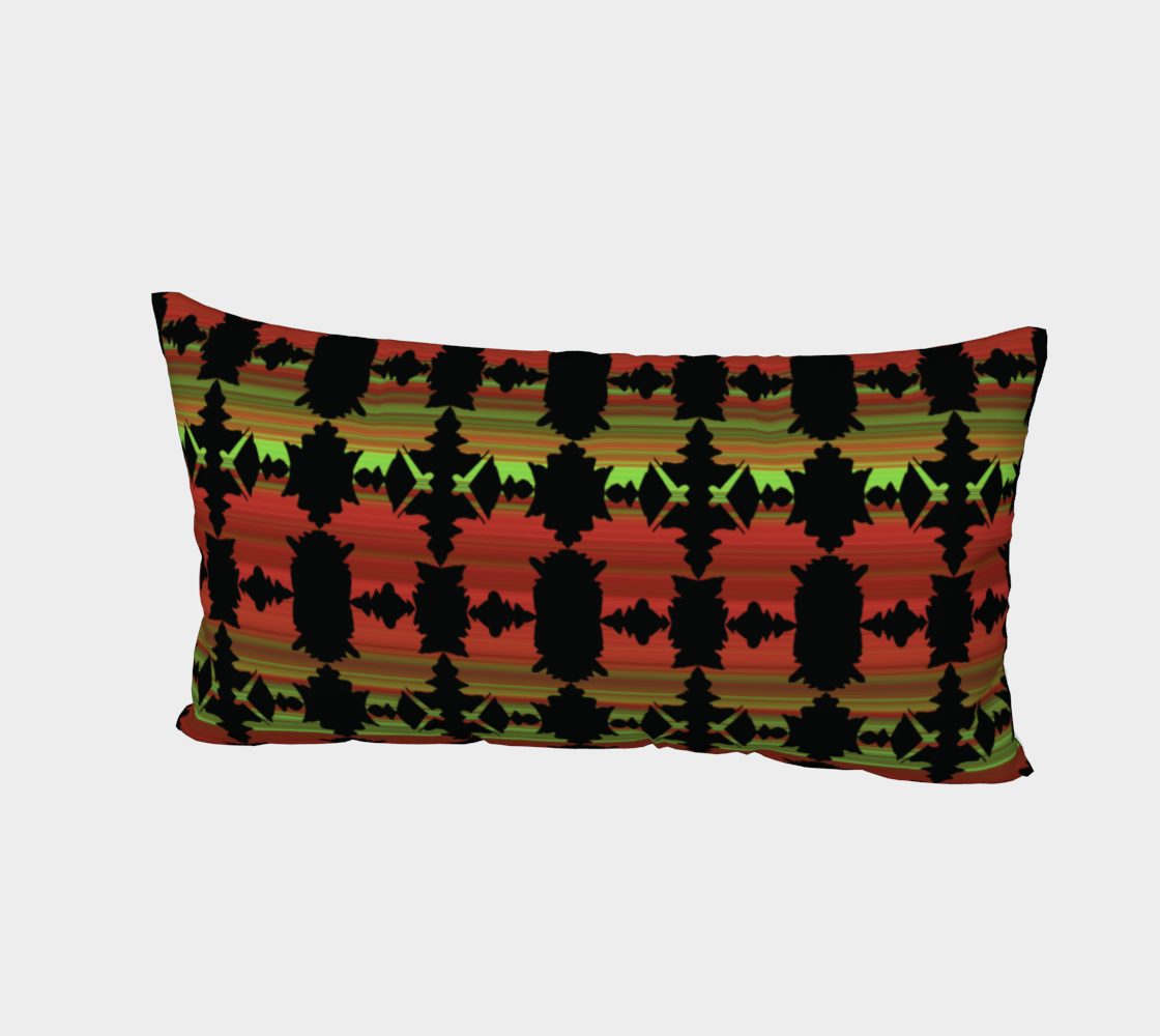Maple Leaf Bed Pillow Sham 3D preview