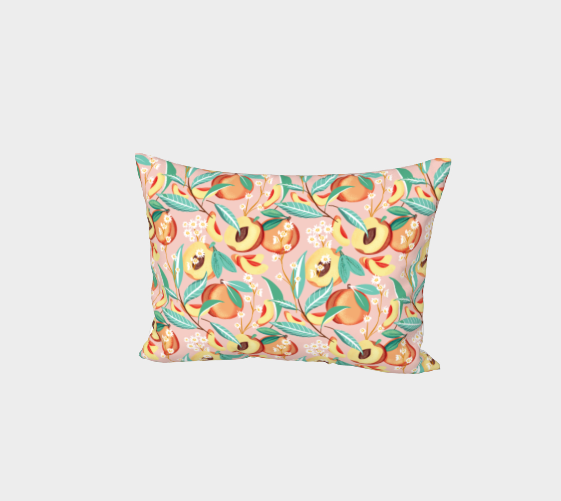 Peach Season Bed Pillow Sham preview