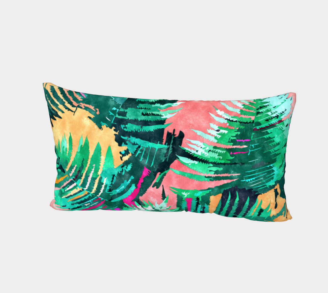 I'm All About Palm Trees & 80 Degrees Bed Pillow Sham thumbnail #3