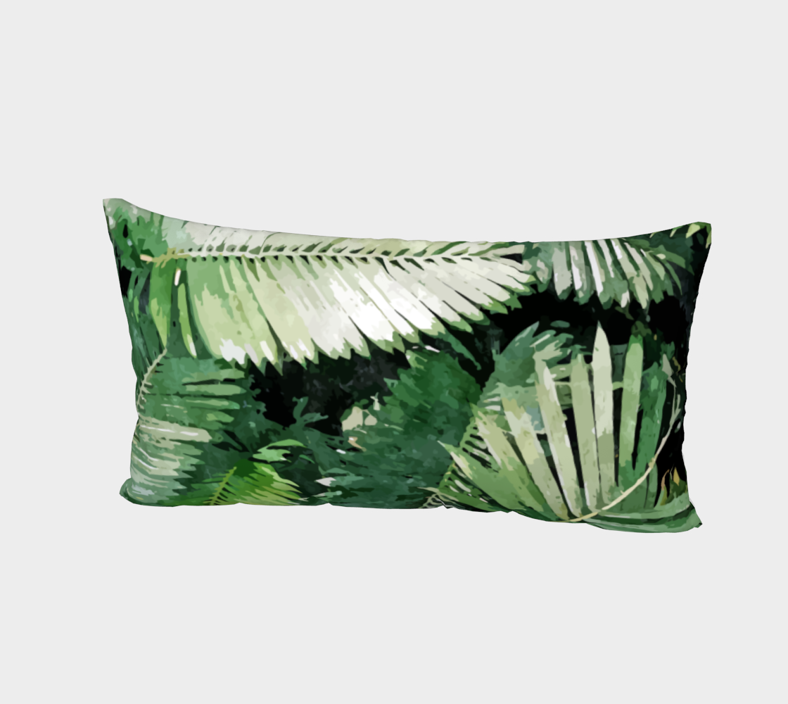 Life is better with palm trees Bed Pillow Sham preview #2