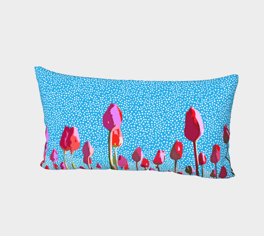Tiptoe Through The Tulips With Me Bed Pillow Sham 3D preview