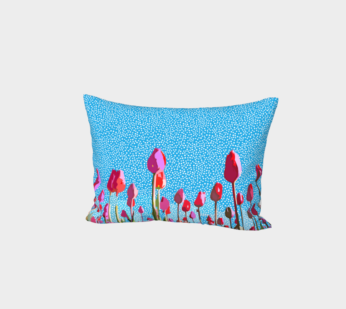 Tiptoe Through The Tulips With Me Bed Pillow Sham preview #1