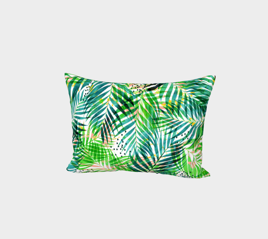 Jungle Palm Bed Pillow Sham preview