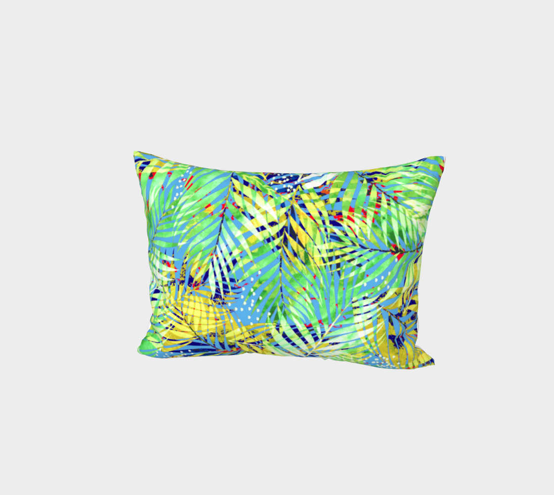 Winter Palm Bed Pillow Sham preview