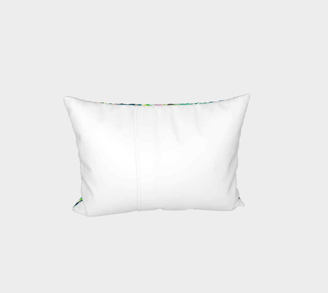 Polka Dots Tropical Plant Bed Pillow Sham preview #3