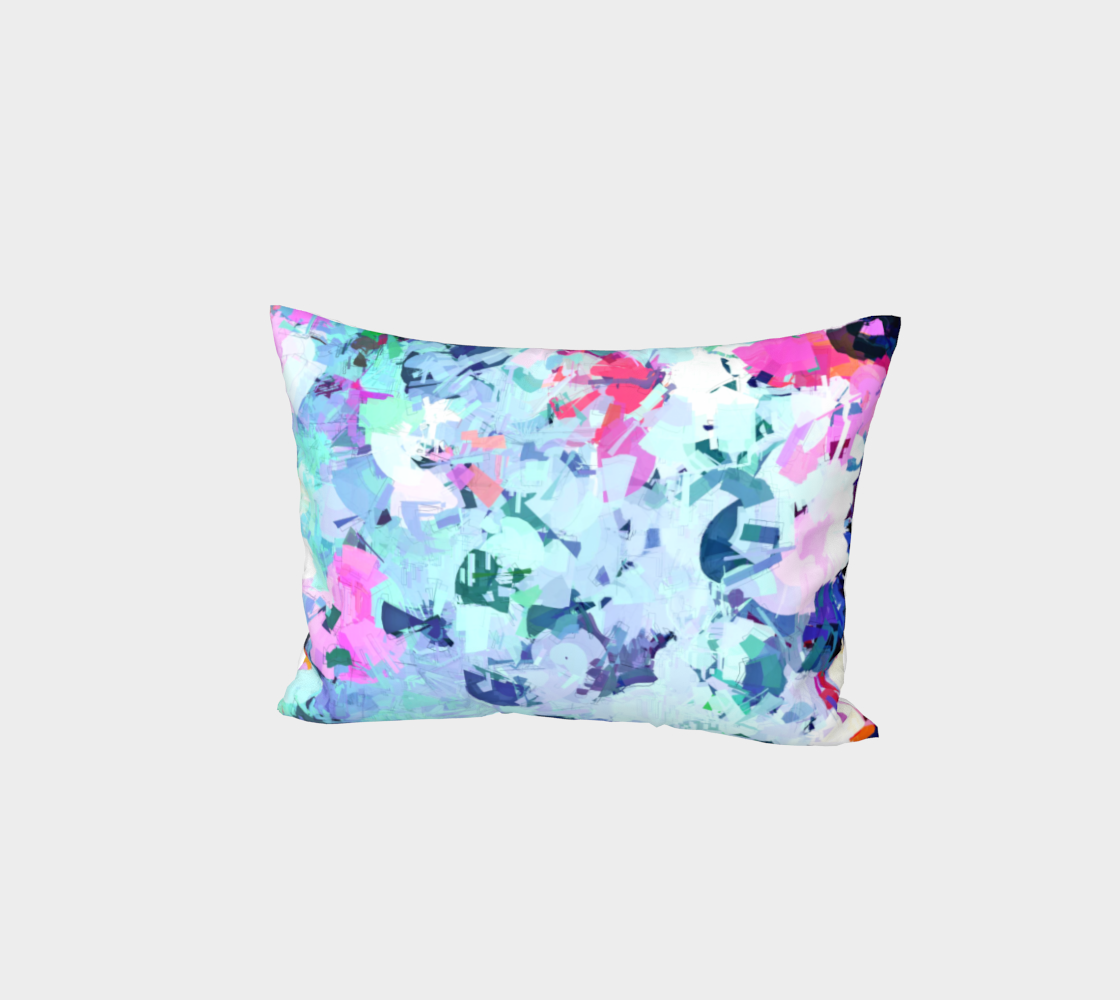 Modern City Abstract Bed Pillow Sham preview