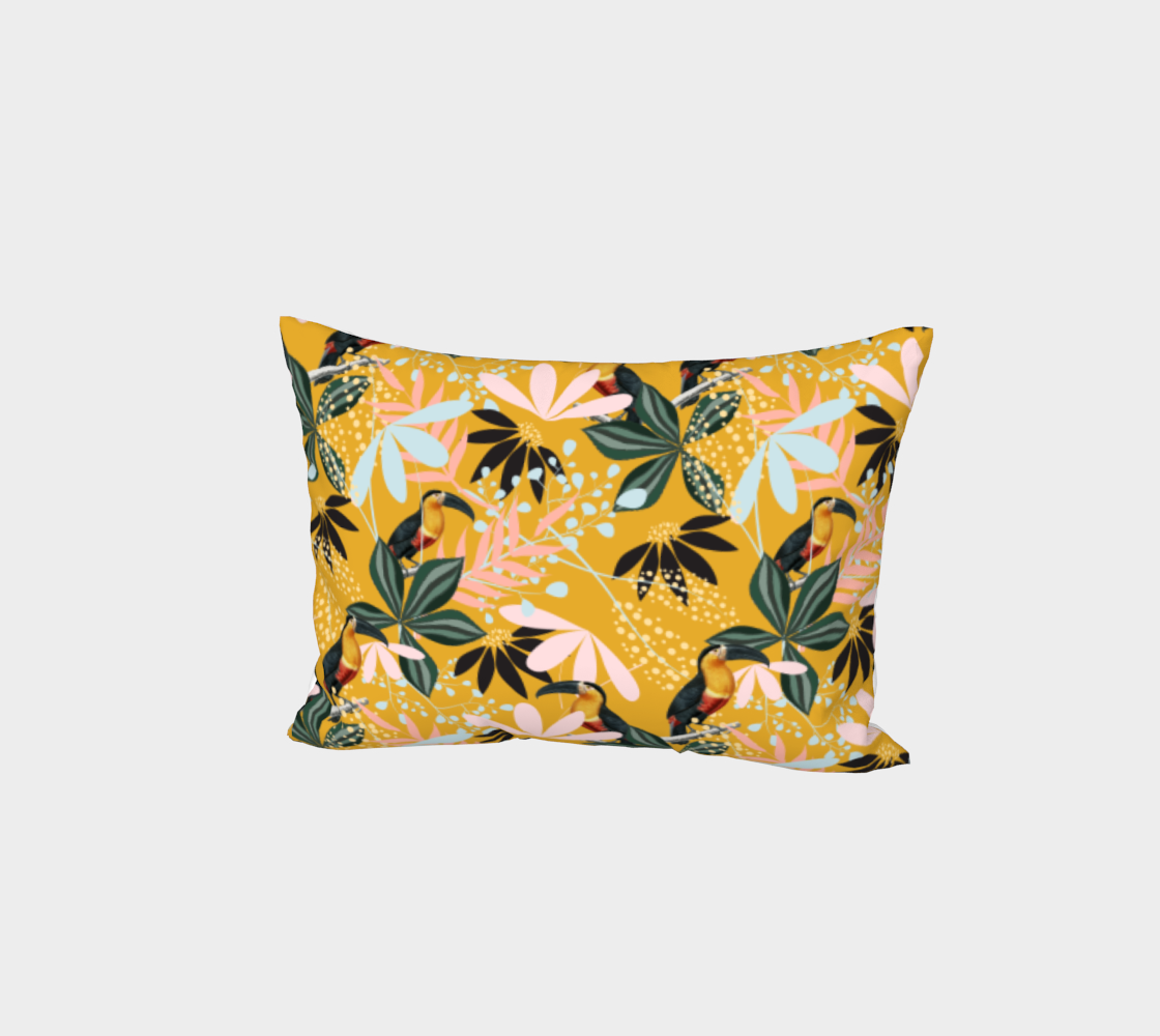 Tropical Toucan Garden Bed Pillow Sham preview