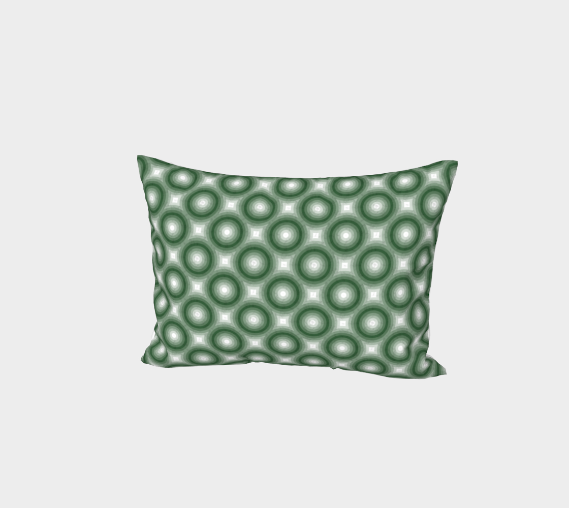 Shades of Hunters Green Marble Circles preview #1