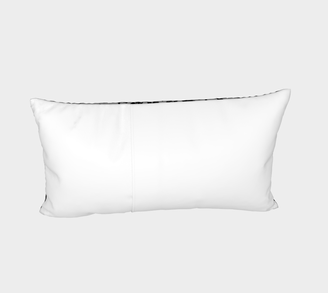 Bed Pillow Sham * Abstract Geometric Moroccan Tile Design Pillowcase * Gray Black Bed Linens preview #4
