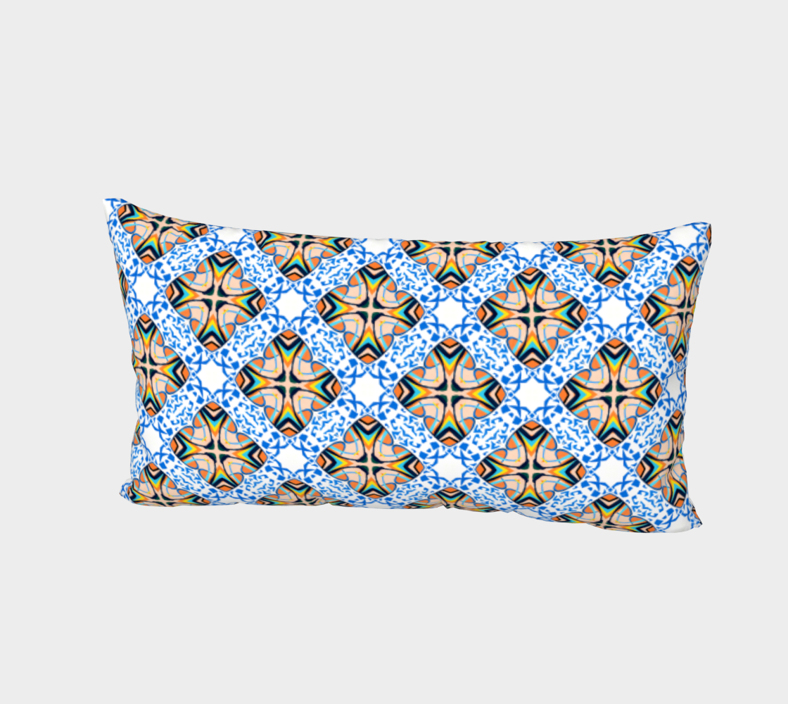 Mediterranean Tile Bed Pillow Sham preview #2