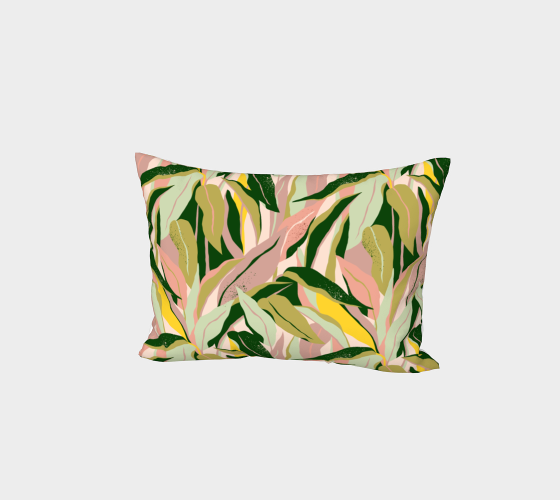 Tropical Matisse Houseplant Bed Pillow Sham preview