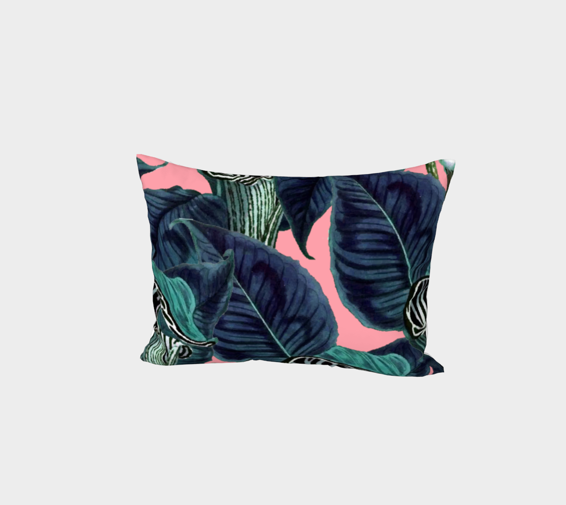 Tropical Flower Pattern Bed Pillow Sham preview