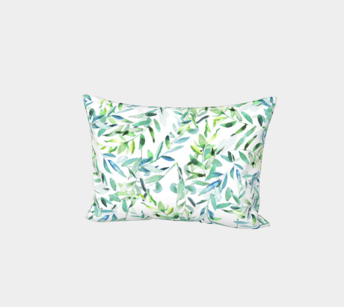 Watercolor Freshness Bed Pillow Sham preview